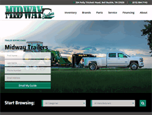Tablet Screenshot of midwaytrailertn.com